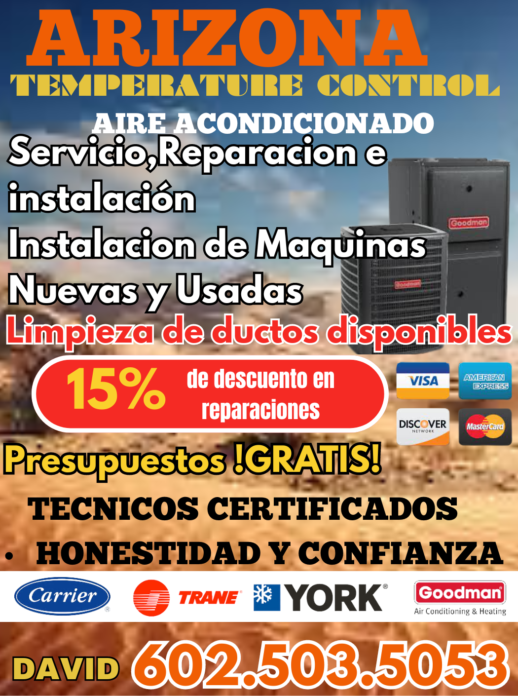 TECNICOS CERTIFICADOS . HONESTIDAD Y CONFIANZA