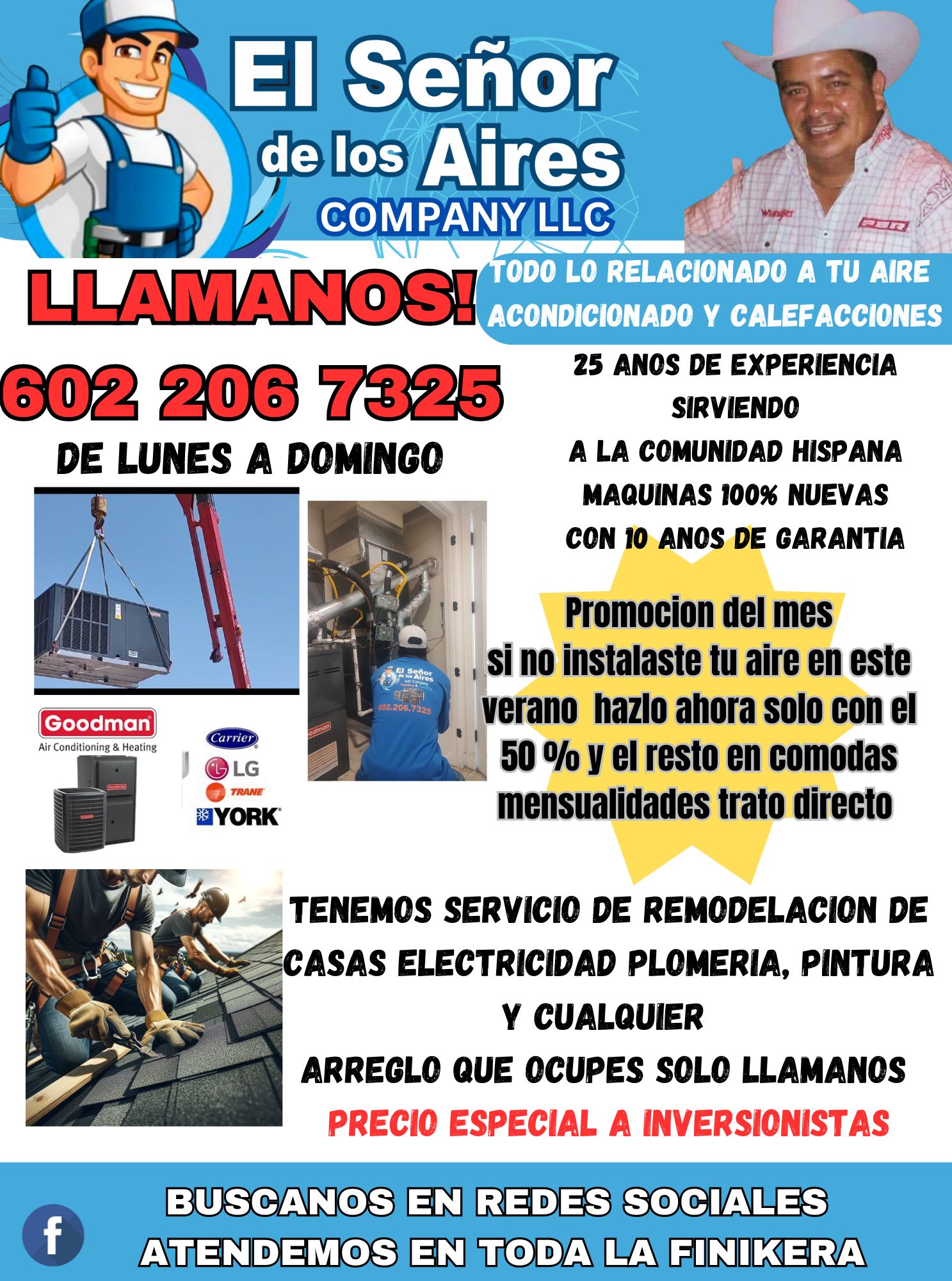 EL SENOR DE LOS AIRES COMPANY LLC